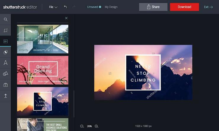 Shutterstock lanza su propio editor de imágenes online