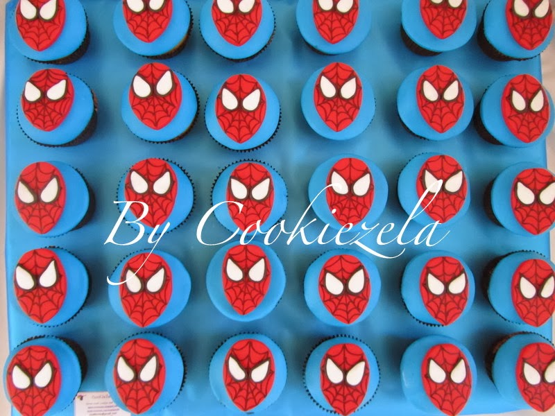 Butik Pasta, Kurabiye ve Cupcake�ler Spiderman Cupcakeleri