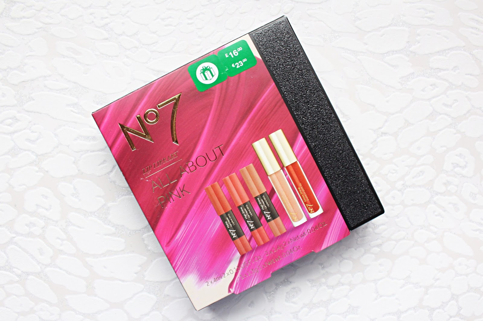No7 All About Pink Lip Library No7 All About Pink Lip Library