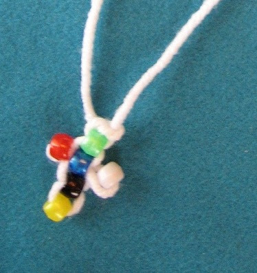 cross pony bead wordless necklace beads crafts craft jesus unschoolers gospel inspired child prayer almost colors children loose ends tie