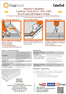 Plancher Chauffant Caleosol Tradi - Pose Fermacell