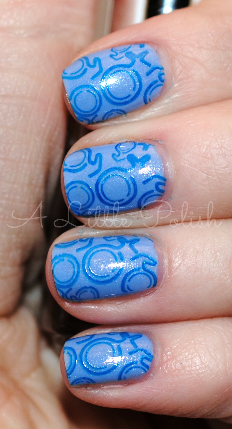 A Little Polish Baby Shower Nails