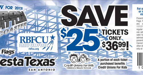 Active Six Flags Fiesta Texas Coupon Codes & Deals for February 12222