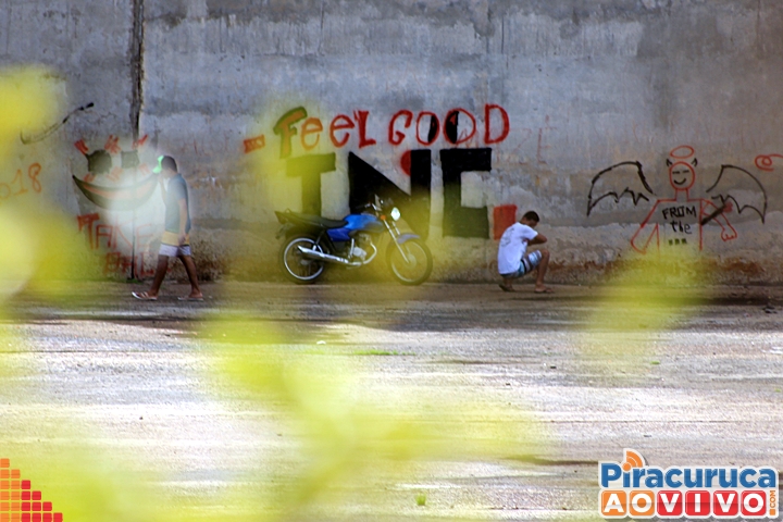 Parede da barragem do Rio Piracuruca é alvo de vandalismo - Imagem 1