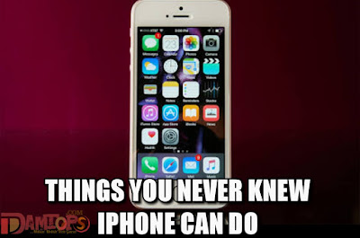 Things you never knew iPhone can do