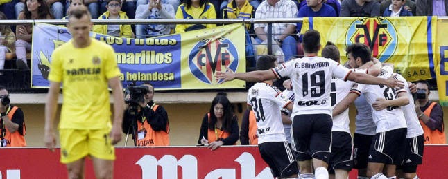 Villarreal Valencia 1-3, filmato gol e highlights Liga Spagna