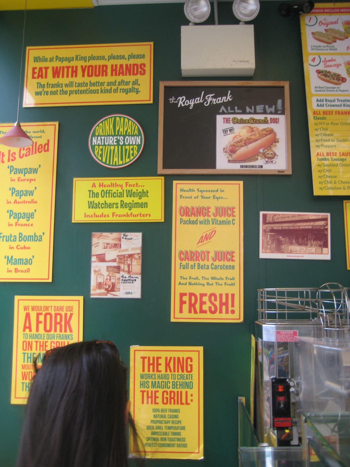 C.C. Food Review Papaya King