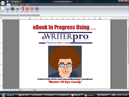 ewriterpro demonstration by Patrick Pretty