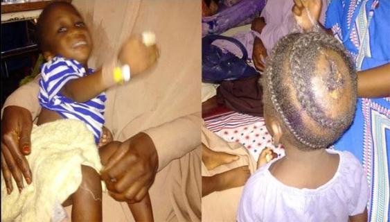 Photos: Woman flees after brutalizing her young stepchildren in Kaduna
