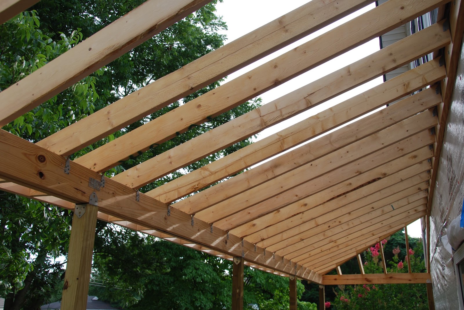 Clopton House Front Porch Framing