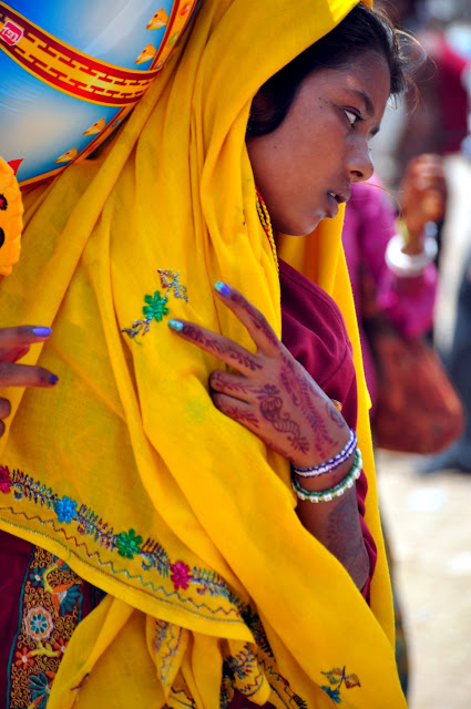 Tarnetar Marriage Fair Gujarat Gujarati Indian India Women portrait faces beautiful colorful young