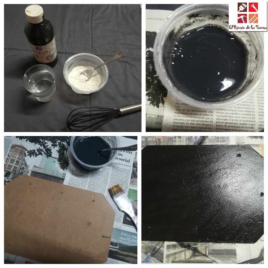 como hacer pintura a la tiza