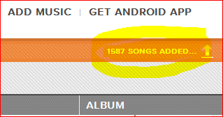 Adding songs to Google Music Beta