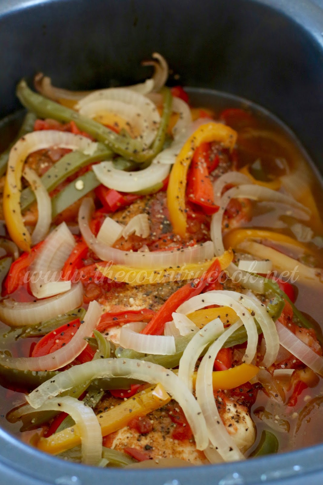 Crock Pot Chicken Fajitas - The Country Cook