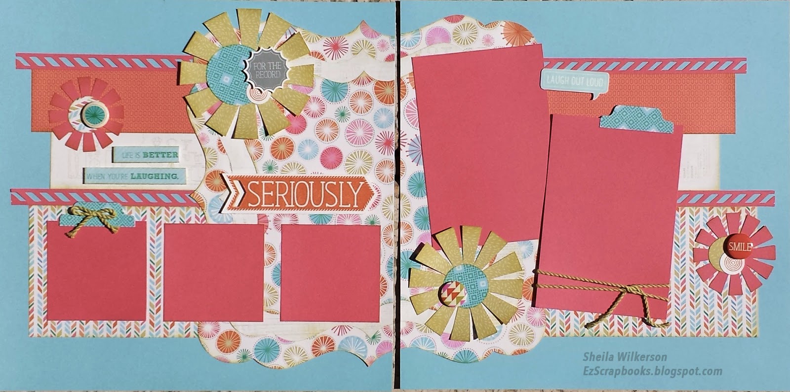 Scrapbooking and Other Tidbits: CTMH Hopscotch Scrapbook Layouts