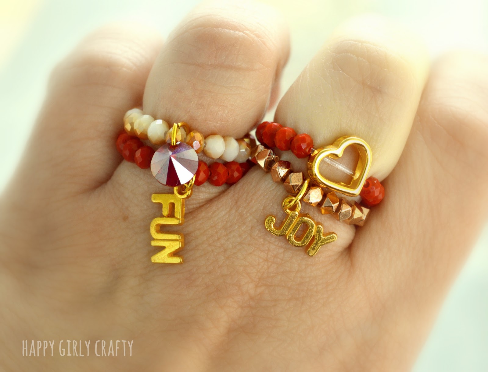 Let's make easy stackable elastic rings! (tutorial and tips on how to