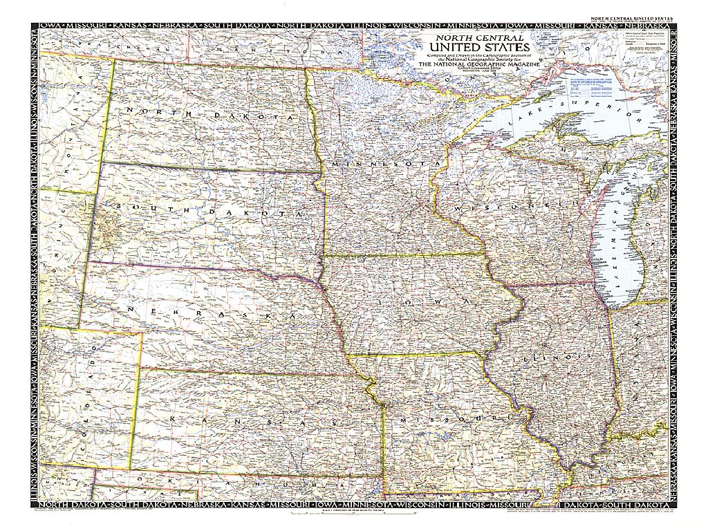 Map Of North Central United States | Usa Map 2018