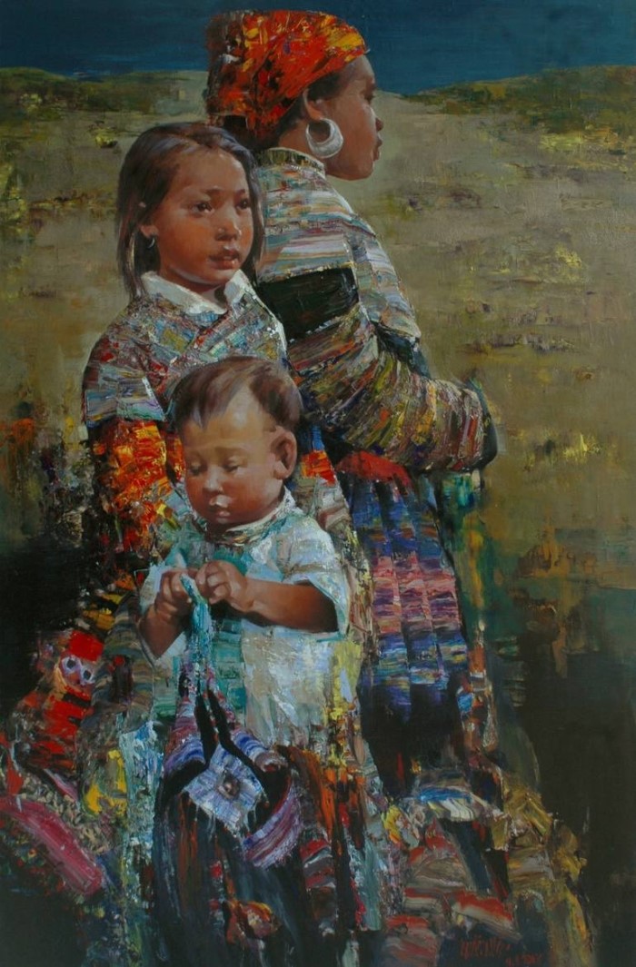 Ha Nguy Dinh Вьетнамский художник. Ha Nguy Dinh