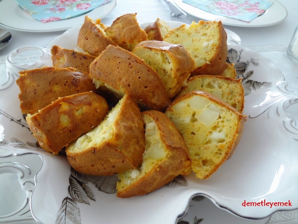 demetle yemek PATATESLİ KEK