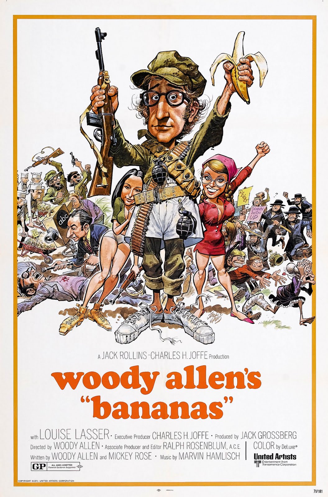 MOVIE POSTERS BANANAS (1971)