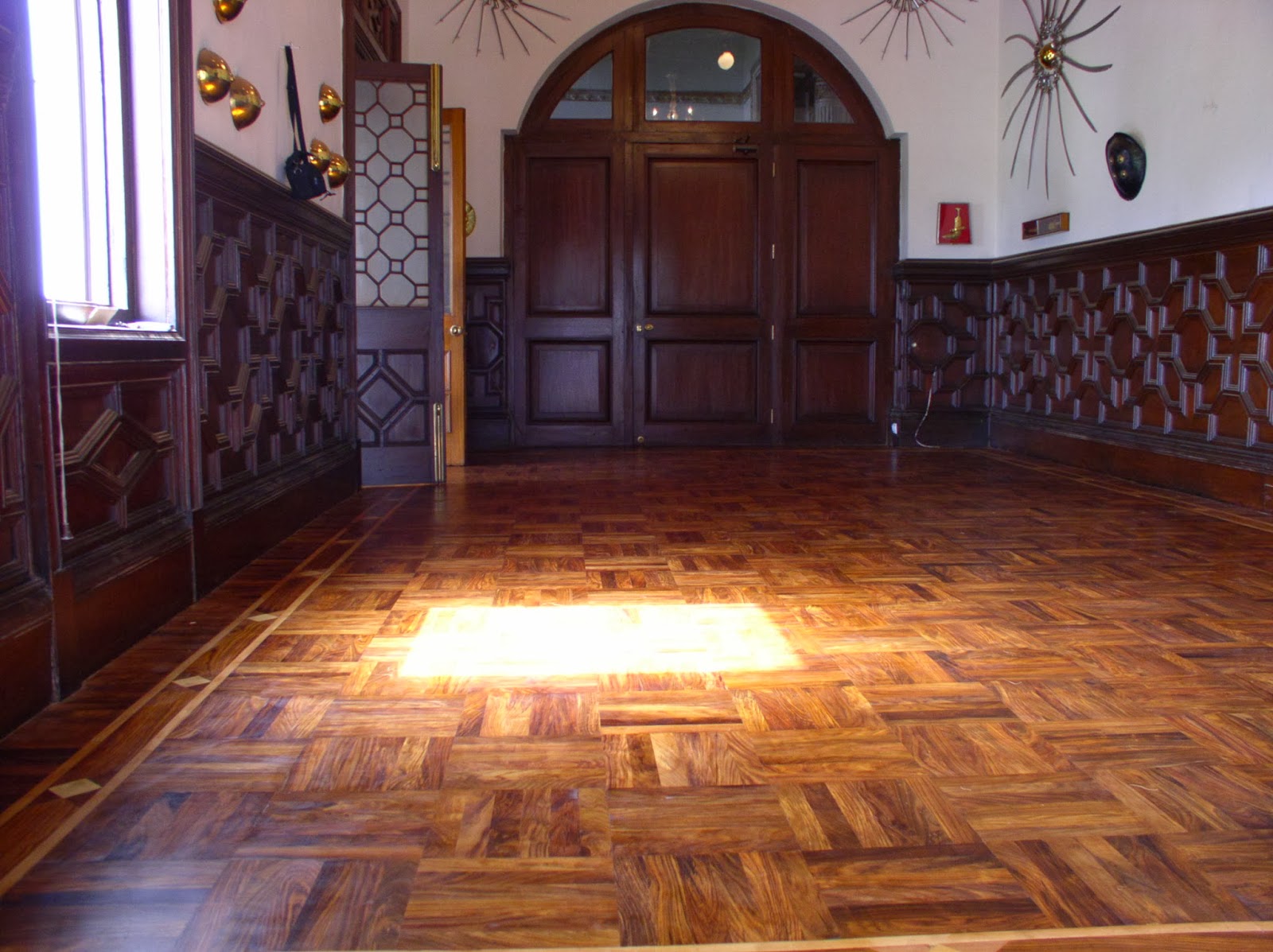 FURNITURE BY ZAHID MALIK Solid wood parquet floor at governor house