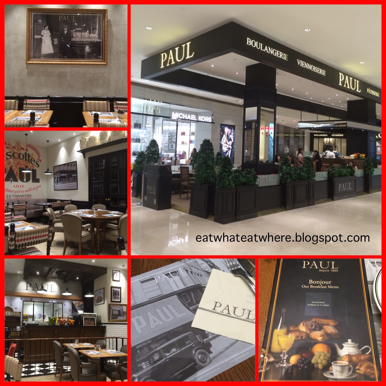 Eat what, Eat where? Paul Bakery Pavilion