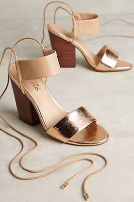 Women's shoes, heels, wedges, and sandals, bohemian style, from Anthropologie