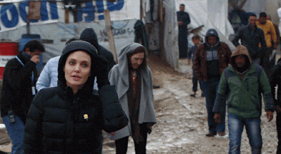 Angelina Jolie visita refugiados sirios Líbano