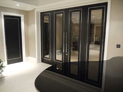 Dark glazed big door set Dark glazed big door set