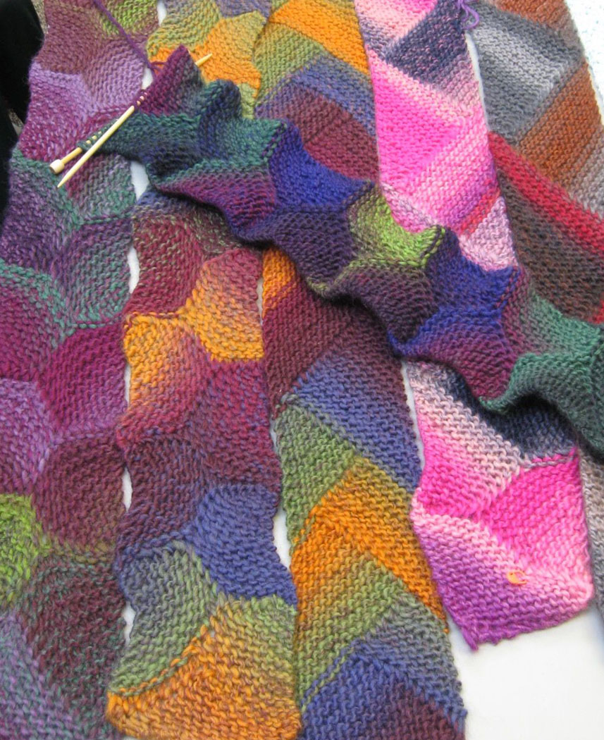 Fiber Antics by Veronica Knitting with short rows