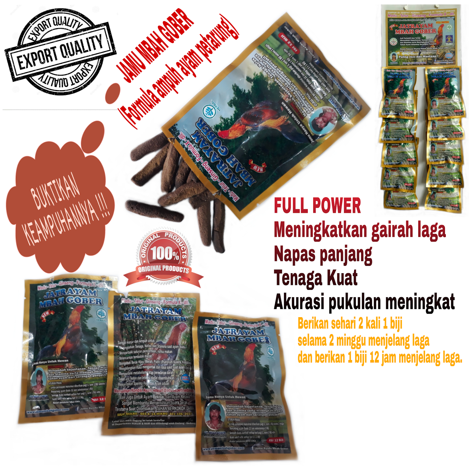jamu mbah gober doping herbal 100 poultryshop 12 jamu mbah gober doping herbal 100 poultryshop 12