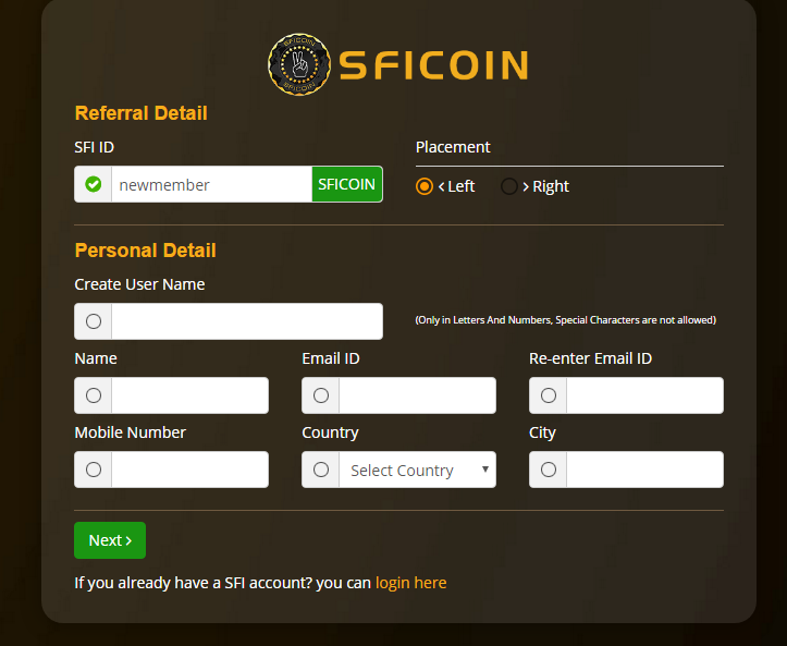 Sficoin là gì? Review Sficoin và hướng dẫn đăng ký mua token Sficoin
