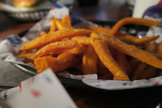 Sweet potato fries at the Diner, Camden