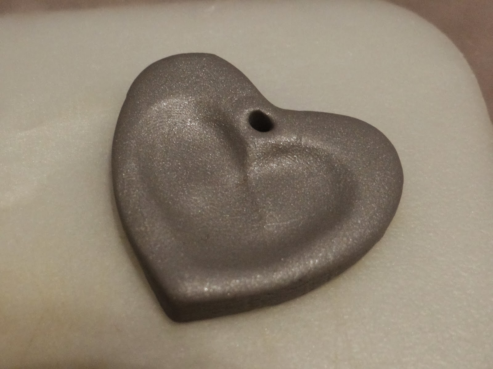 emjay's course Polymer Clay Heart Charm with Fingerprint