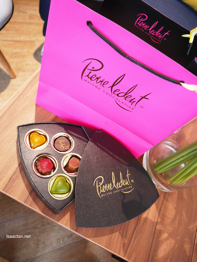Bring home a box of luxury Pierre Ledent chocolates today!