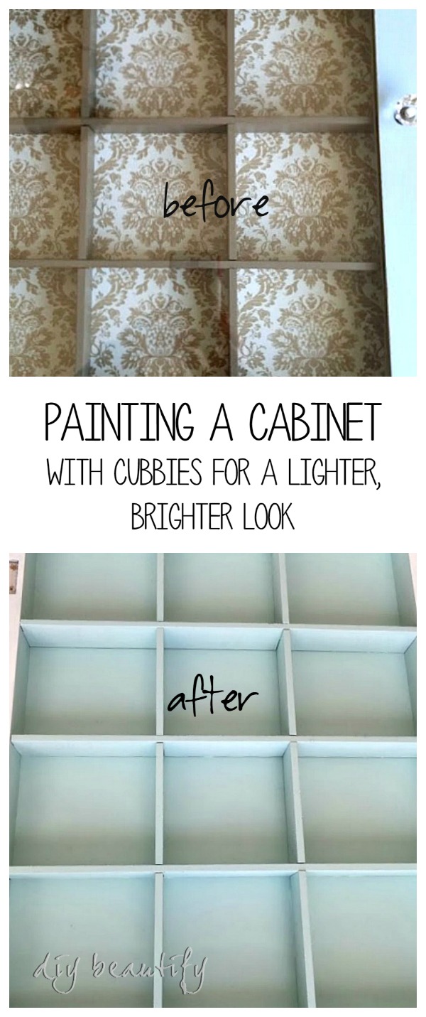 painted cabinet DIY beautify