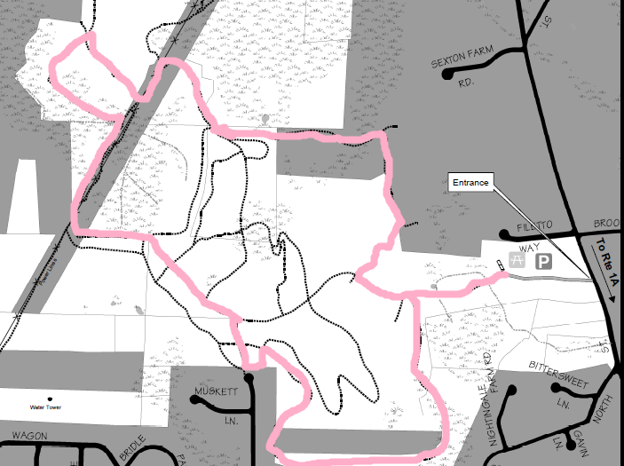 Exploring Massachusetts May 12th 2012 Biking at Adams Farm, Walpole