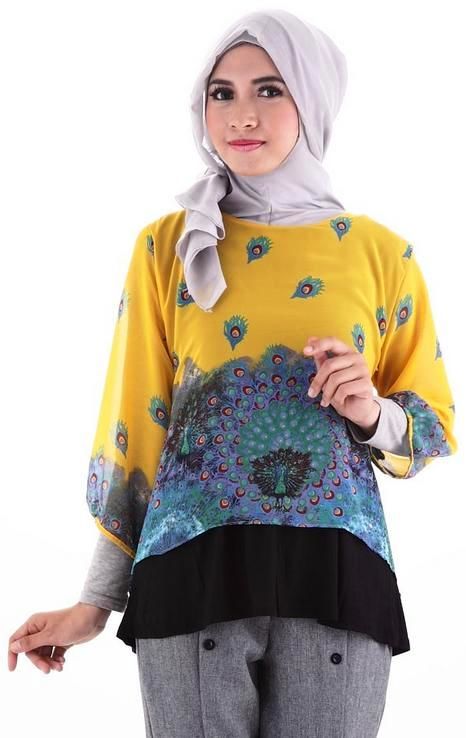 Model Baju Batik Remaja Putri Muslim Lengan Panjang Terbaru Model Baju Batik Remaja Putri Muslim Lengan Panjang Terbaru