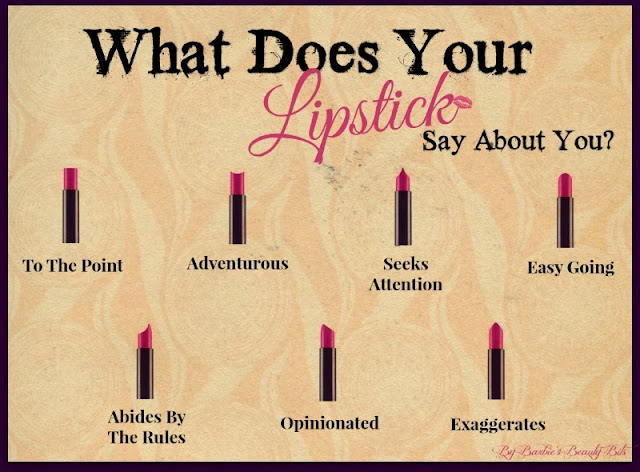 What Does Your Lipstick Say About You By Barbies Beauty Bits