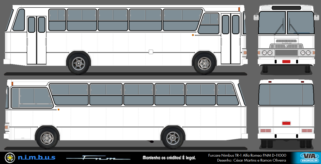 Central Bus: Furcare-Nimbus TR-1 Alfa Romeo FNM D-11000