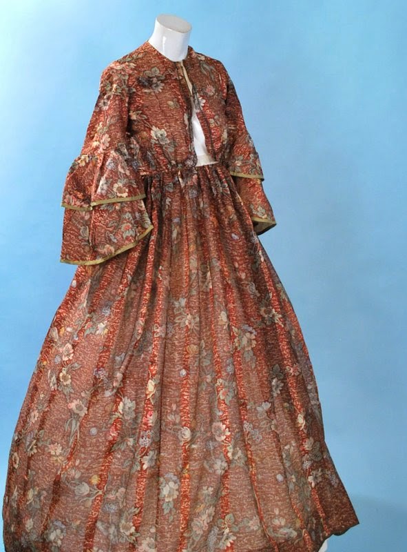 All The Pretty Dresses: Mid 1860's Dress in a neat looking print!