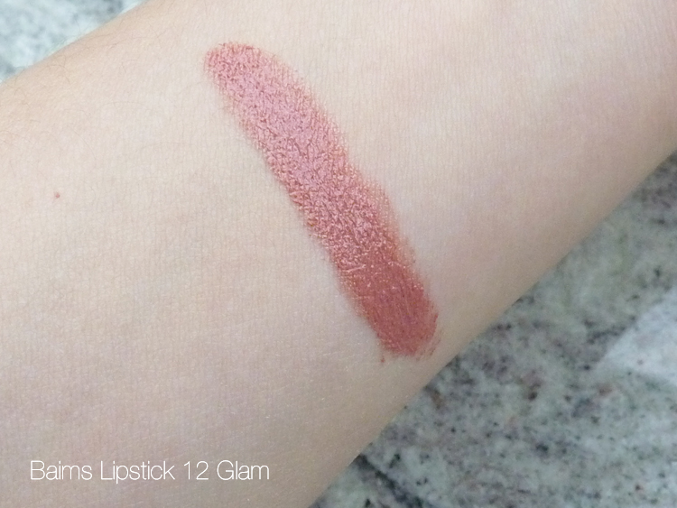 Baims Swatch Lipstick 12 Glam