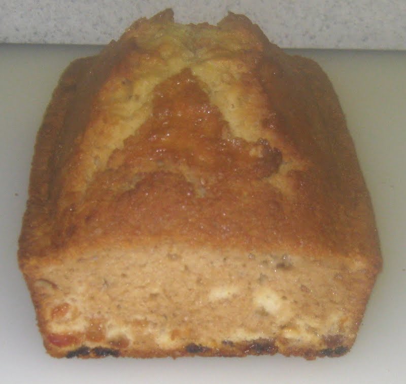 Golden Applesauce Pound Cake