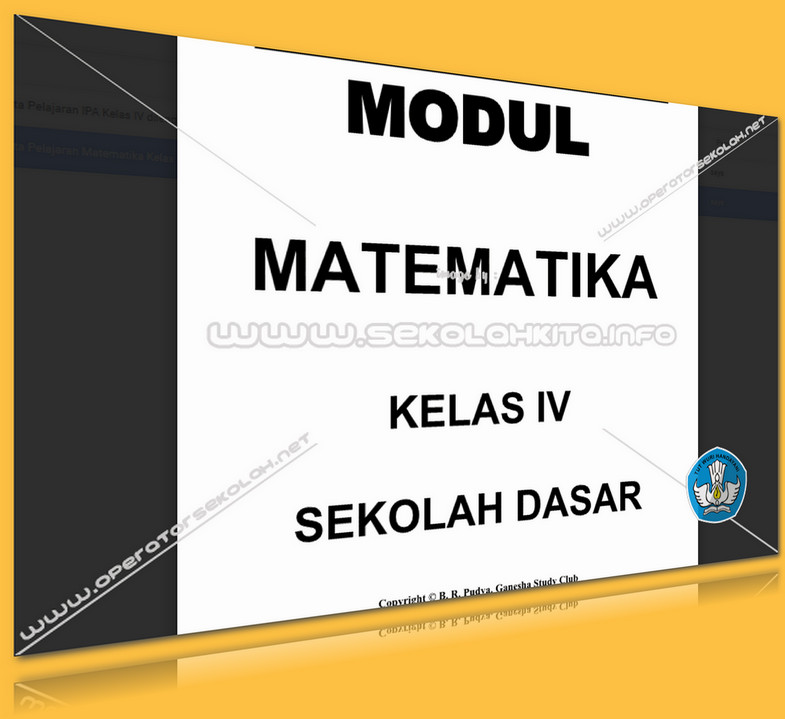 Modul Rangkuman Mata Pelajaran Matematika Kelas IV lengkap dengan Soal-Soal Latihan