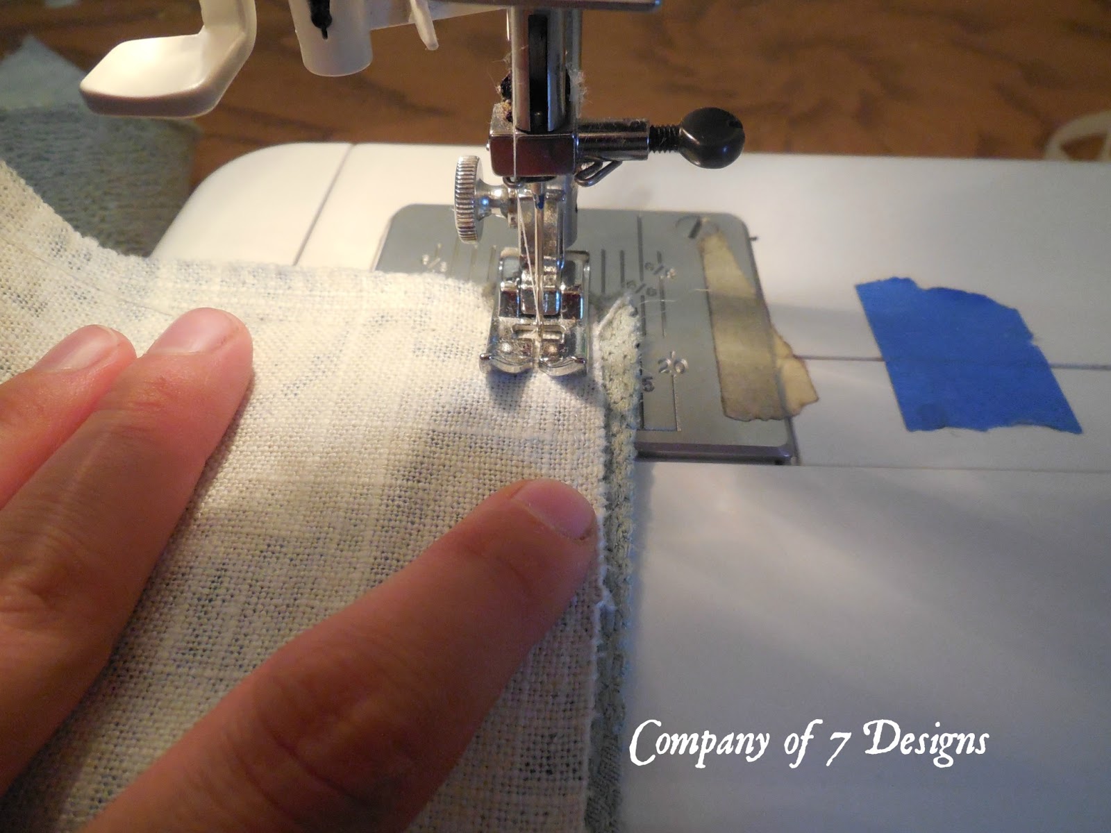 Company of 7 Designs Easy NO ZIPPER Slipcover Pillows Tutorial