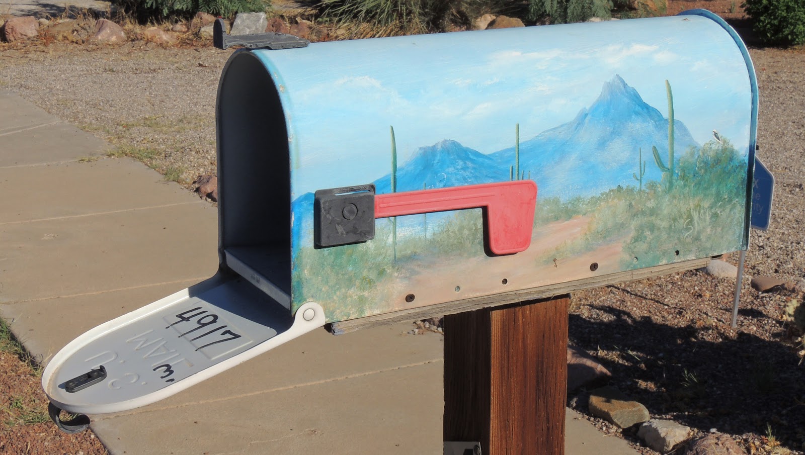 Tucson Mailbox Art Mailbox archive 4917 East Andrew Street