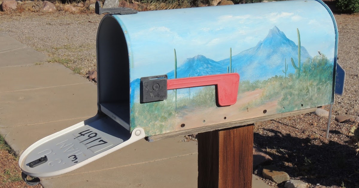Tucson Mailbox Art Mailbox archive 4917 East Andrew Street