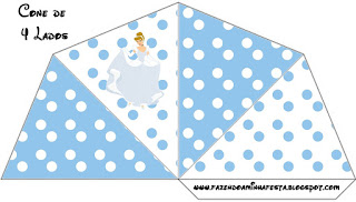 Cinderella Birthday Party: Free Party Printables, Images and Papers. Cinderella Birthday Party Free Printable Cones.