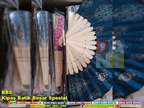 jual Kipas Batik Besar Spesial
