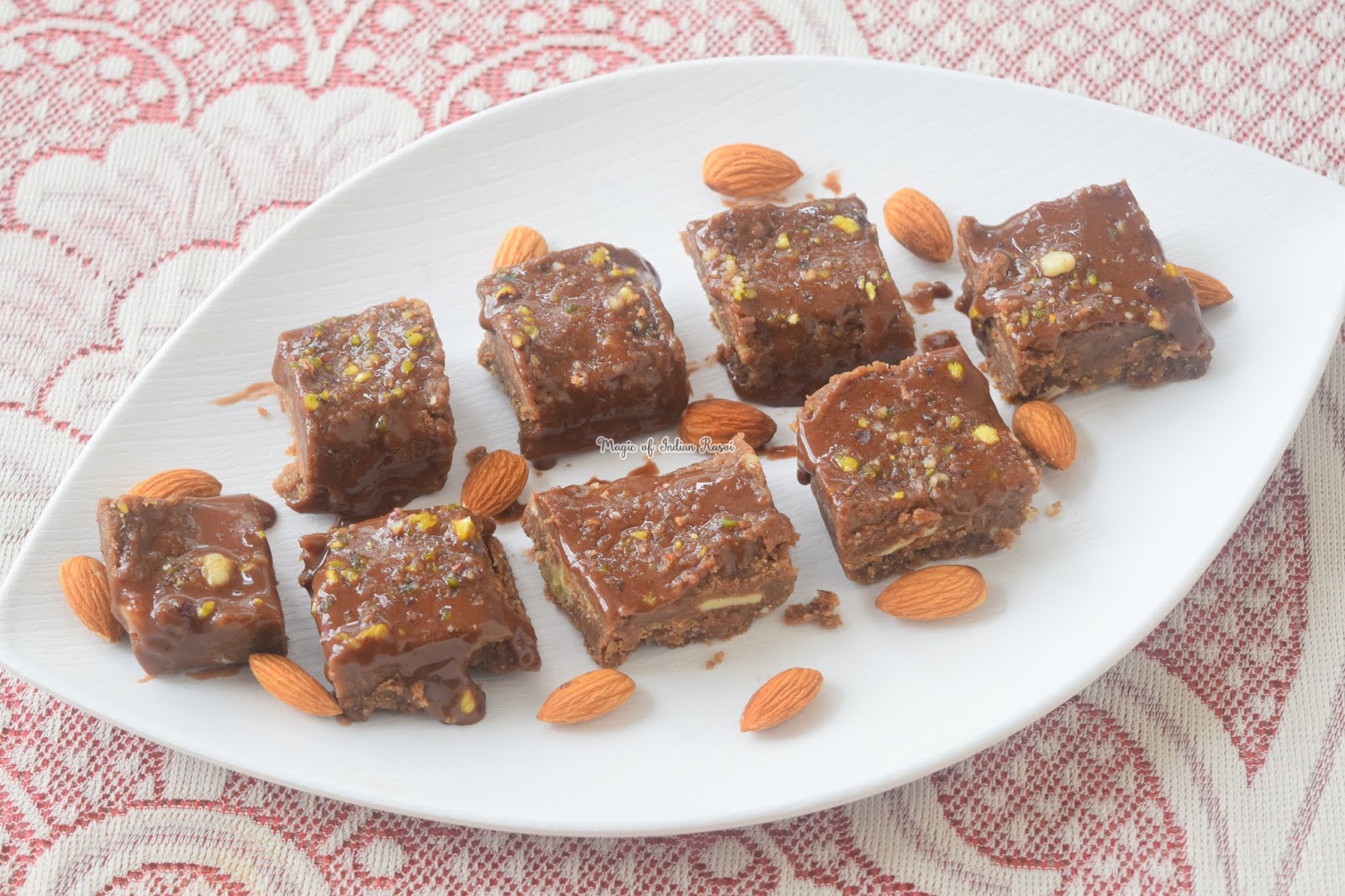 Biscuit Chocolate Fudge Recipe Magic of Indian Rasoi